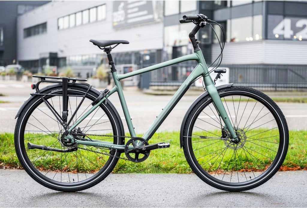 Giant AnyTour CS 1 herenfiets 2025 riem 8 versnellingen, Fietsen en Brommers, Verzenden, Versnellingen, Giant, Zo goed als nieuw