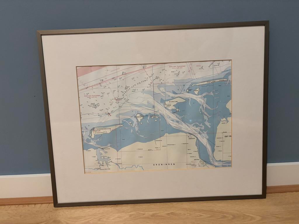 Schilderij waddenzee gebied, Antiek en Kunst, Kunst | Schilderijen | Klassiek, Ophalen