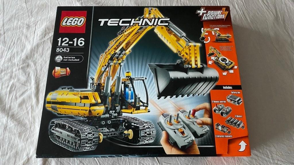 8043 Motorized Excavator (2010), Compleet, Lego, Ophalen of Verzenden, Zo goed als nieuw