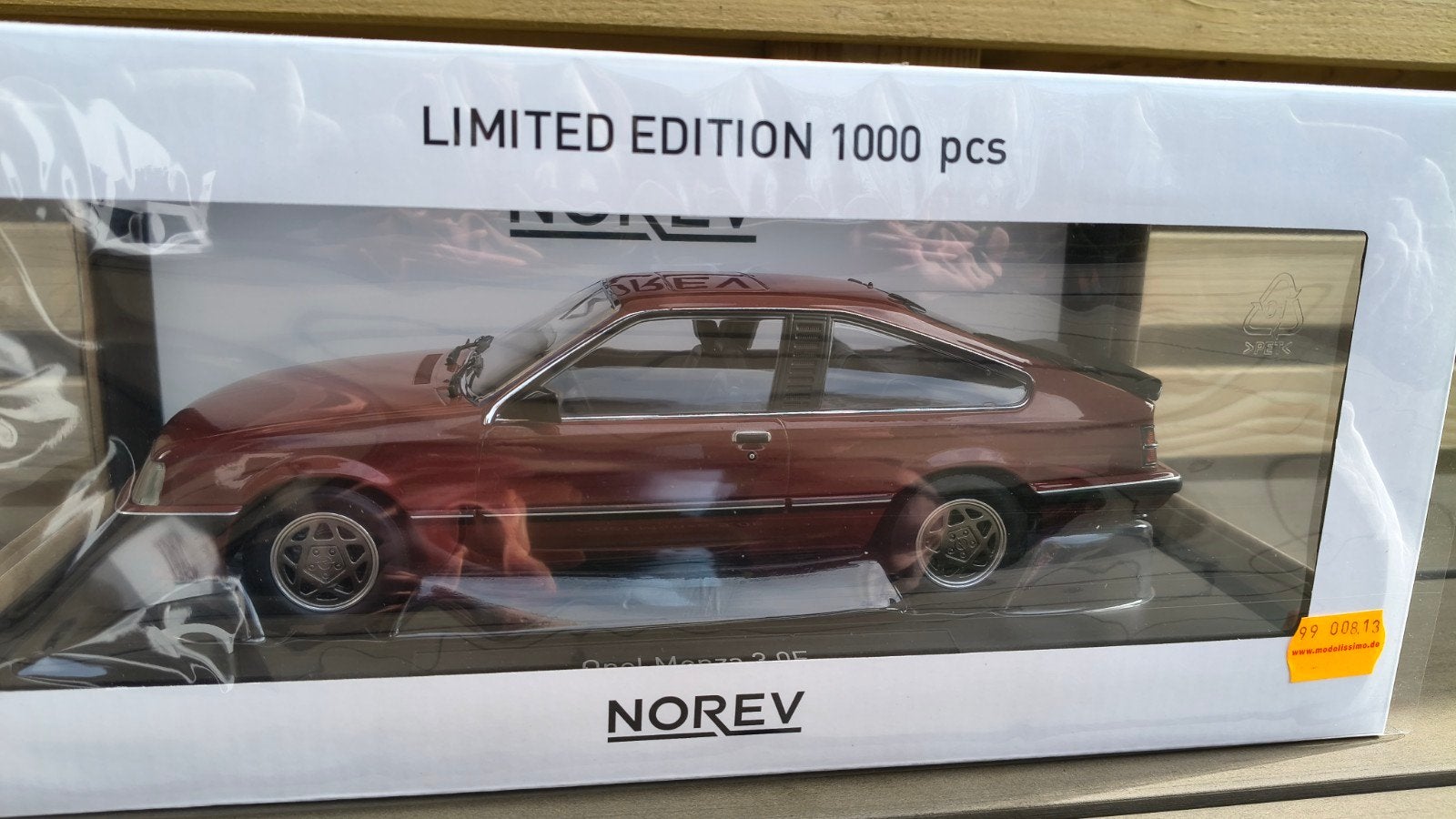 Norev Opel Monza 3.0E Limited Edition 1:18, Ophalen of Verzenden, Nieuw, Overige typen