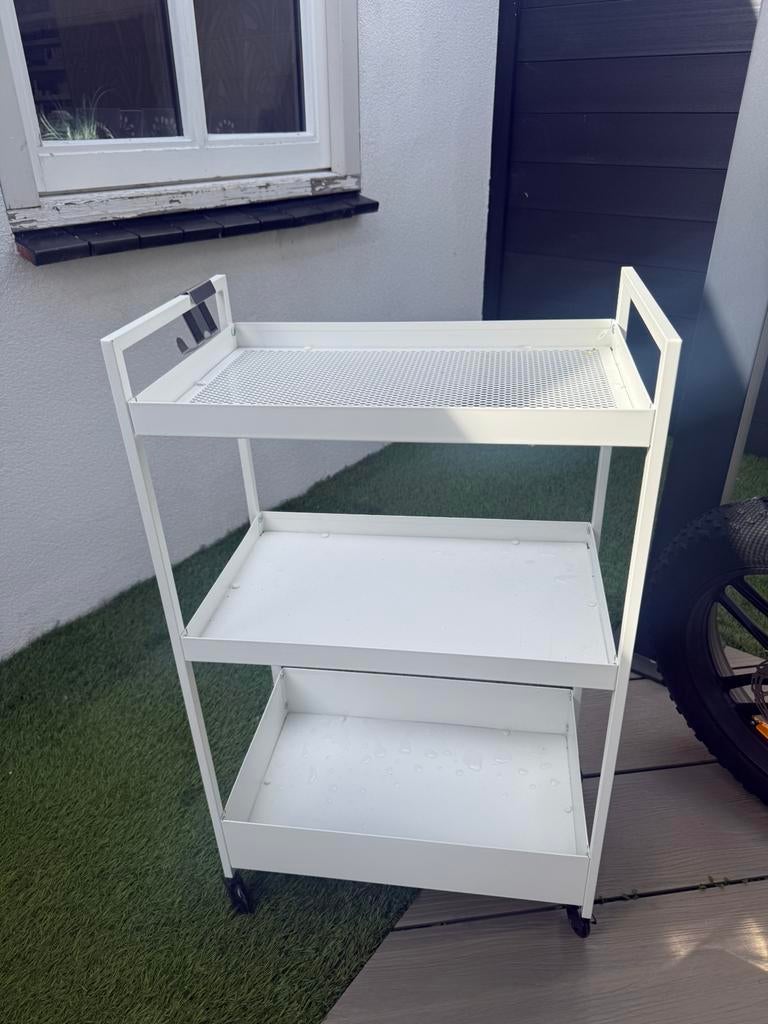 Wit Ikea trolley kar, Ophalen of Verzenden, Zo goed als nieuw