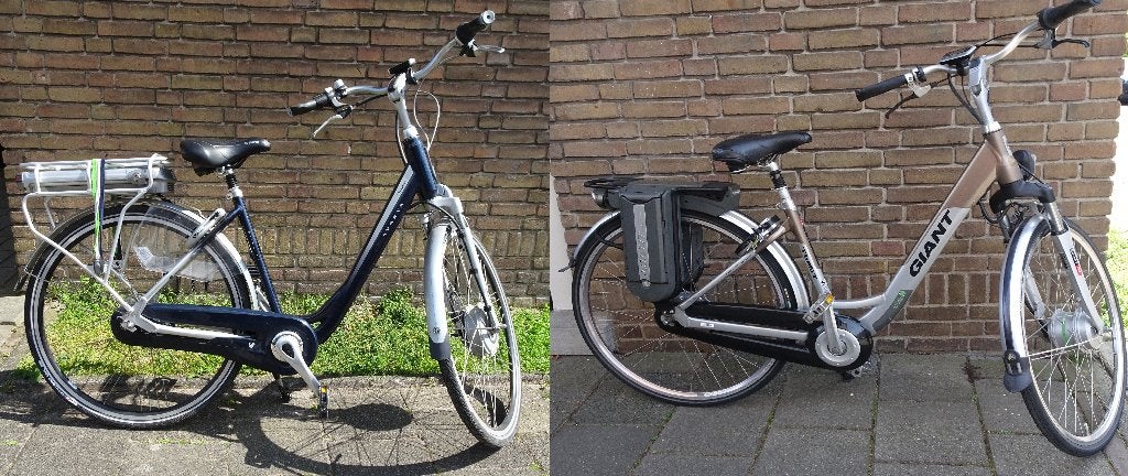 2 elektrische fiets Sparta Elegance en Giant Twist Hybrid, Ophalen, Gebruikt, Sparta