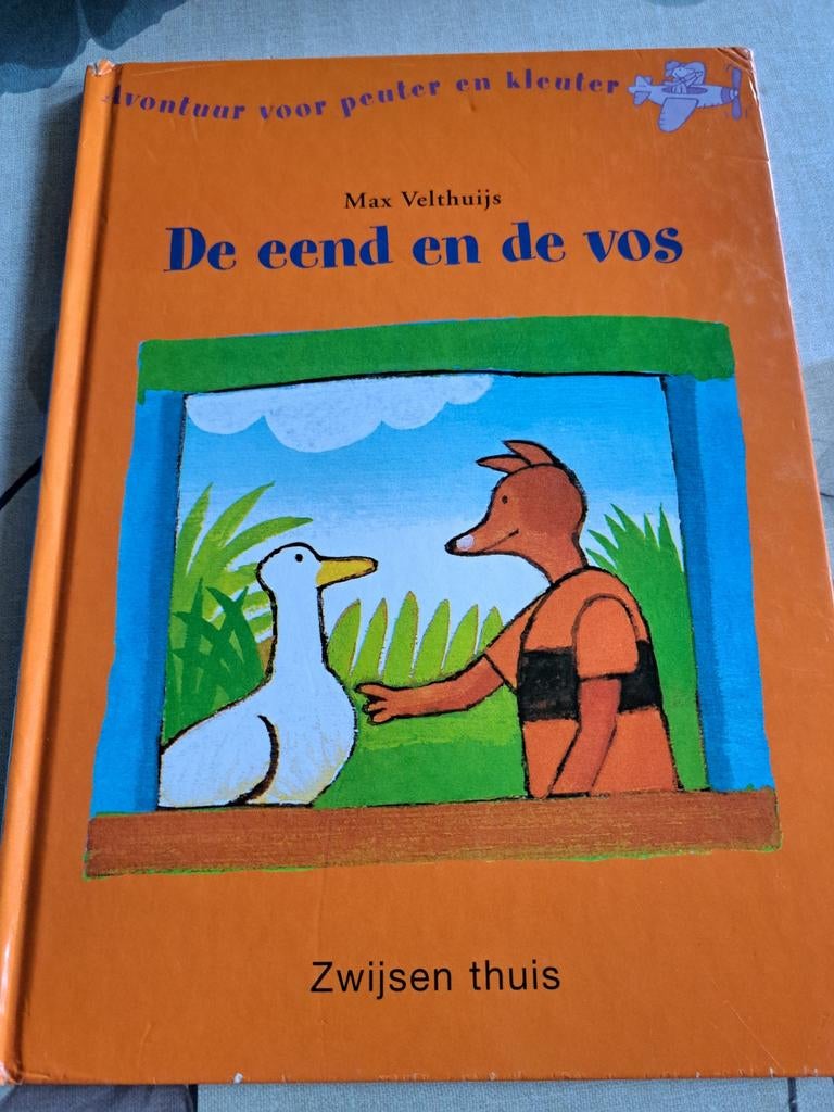 Max Velthuijs - De eend en de vos, Gelezen, 3 tot 4 jaar, Max Velthuijs, Ophalen of Verzenden