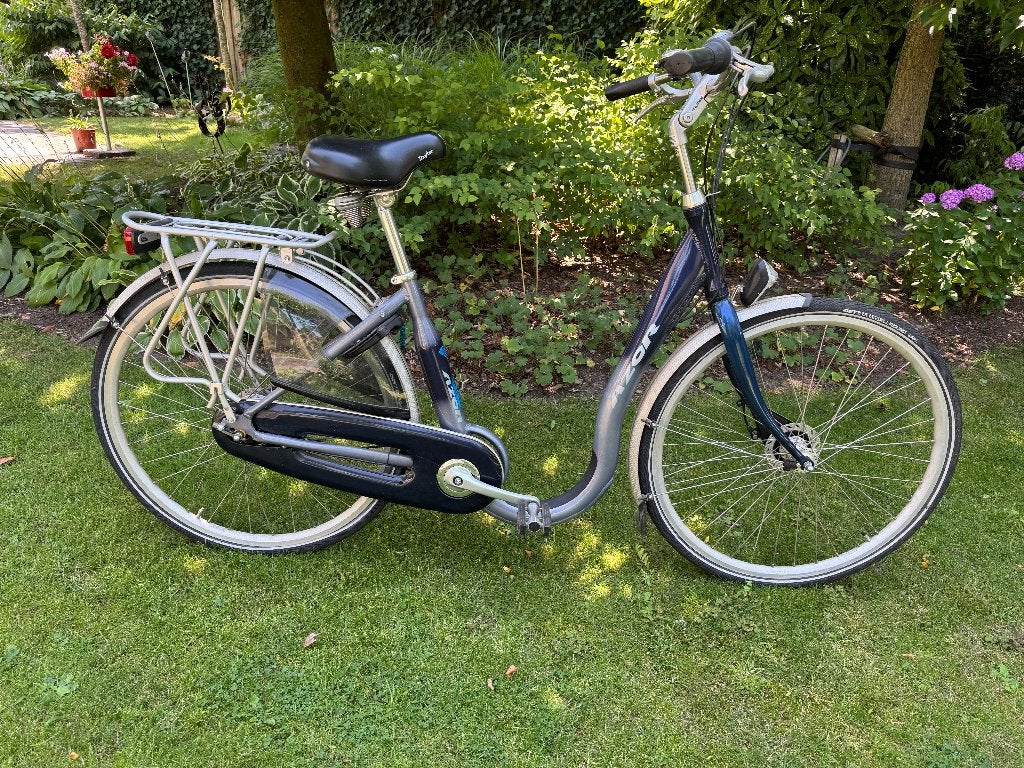 azor damesfiets lage instap, Fietsen en Brommers, Gebruikt, 47 tot 50 cm, Versnellingen, Trommelrem