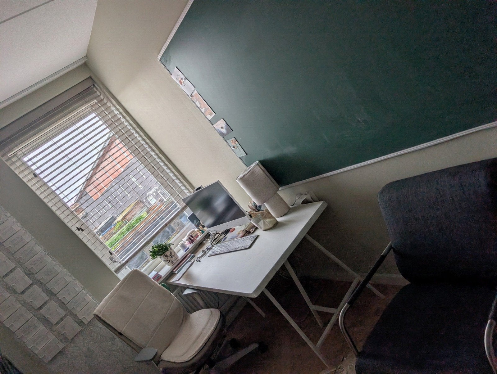 Ikea bureaublad met twee schragen (150x60), Ophalen of Verzenden