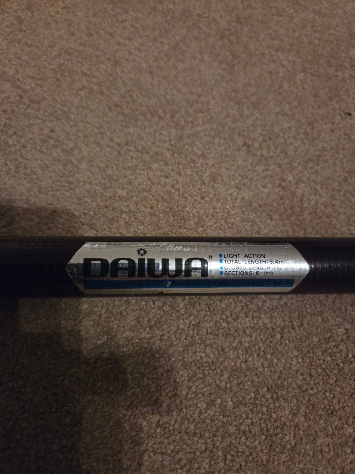 Daiwa hengel in goede staat, Ophalen, Zo goed als nieuw, Vaste hengel