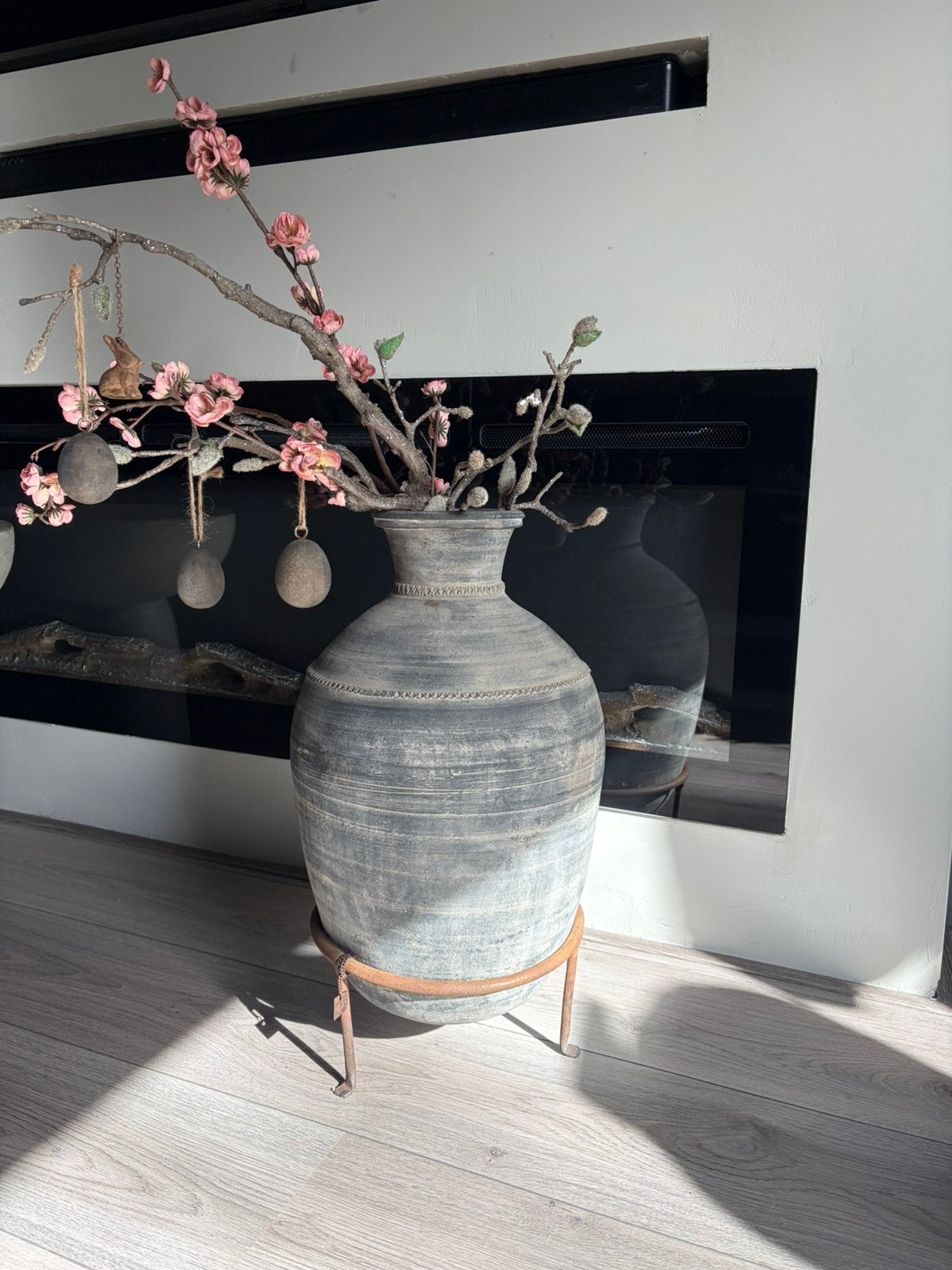 Aura Peeperkorn kruik op standaard, Huis en Inrichting, Woonaccessoires | Vazen, Ophalen, Overige materialen, Overige kleuren