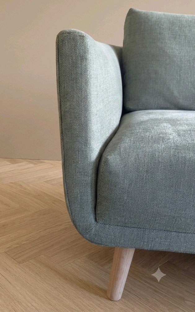 Design on Stock | Byen | Loveseat | Groen, Info@andriesign.nl, 75 tot 100 cm, Ophalen of Verzenden, Zo goed als nieuw