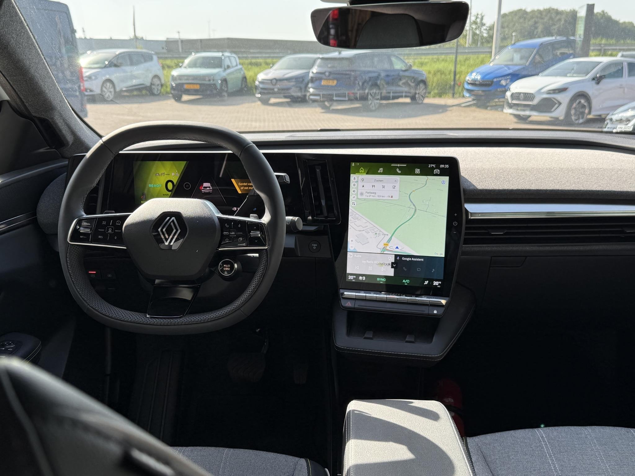 Renault Scenic E-Tech EV87 long range techno | Navigatie | E, Parkeersensor, Gebruikt, Leder en Stof, Wit