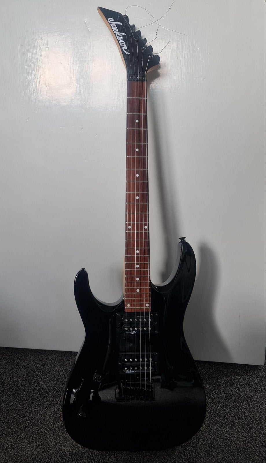 Linkshandige Jackson Dinky JS32 Archtop top satin ST, Ophalen of Verzenden, Gebruikt, Elektrische gitaar