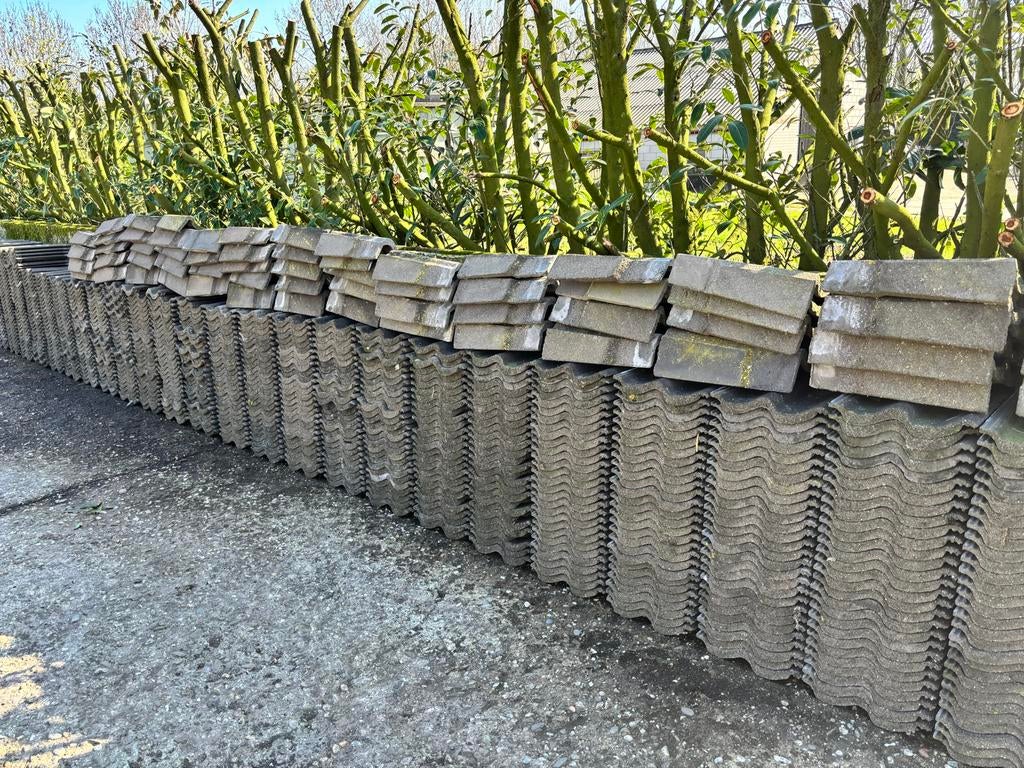 Betonnen sneldek dakpannen RBB - Grijs, Ophalen, Overige materialen, Gebruikt, 15 m² of meer