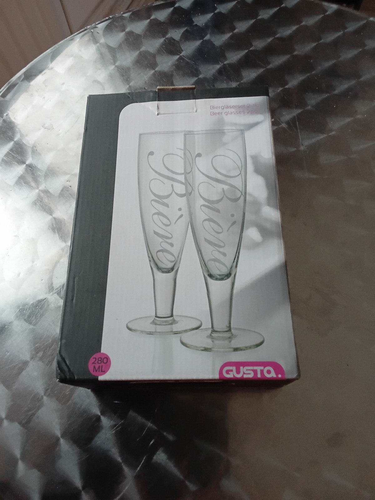 Gusta Bierglazen - Vaatwasserbestendig tot 40C, Nieuw, Gusta, Ophalen of Verzenden, Glas