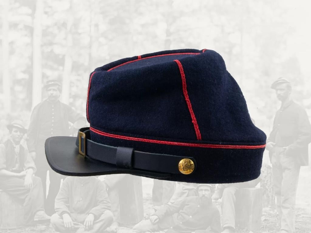 Pet,Kepie,US,Army,Staats,Militie,Civil,War, Verzamelen, Militaria | Algemeen, Verzenden, Landmacht, Amerika, Helm of Baret