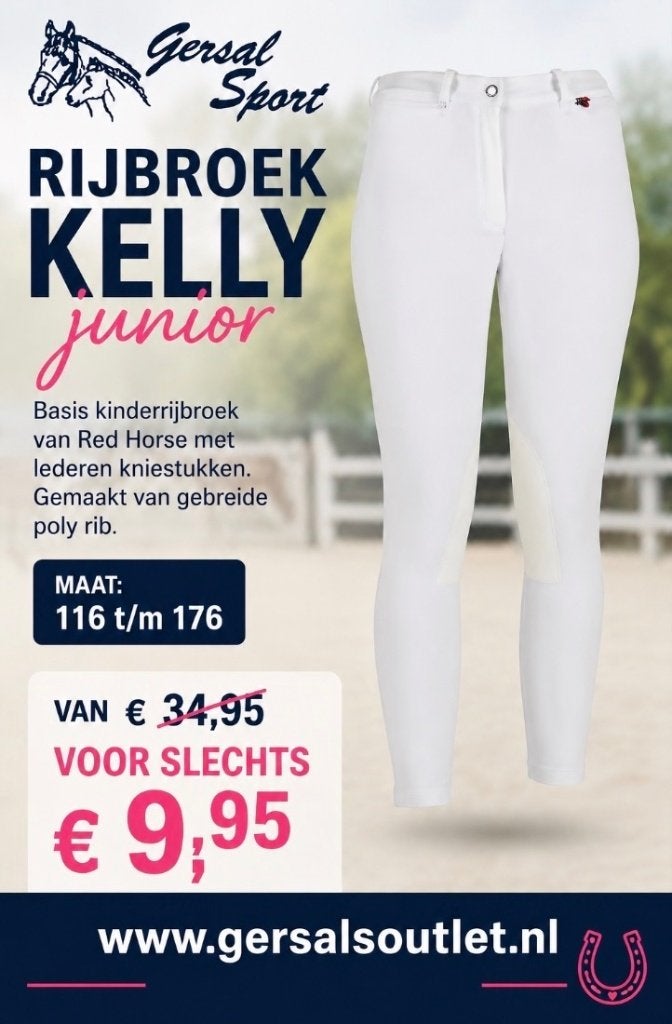 Rijbroek Kelly junior, Dieren en Toebehoren, Nieuw, Maasbracht, Ophalen of Verzenden, Red horse