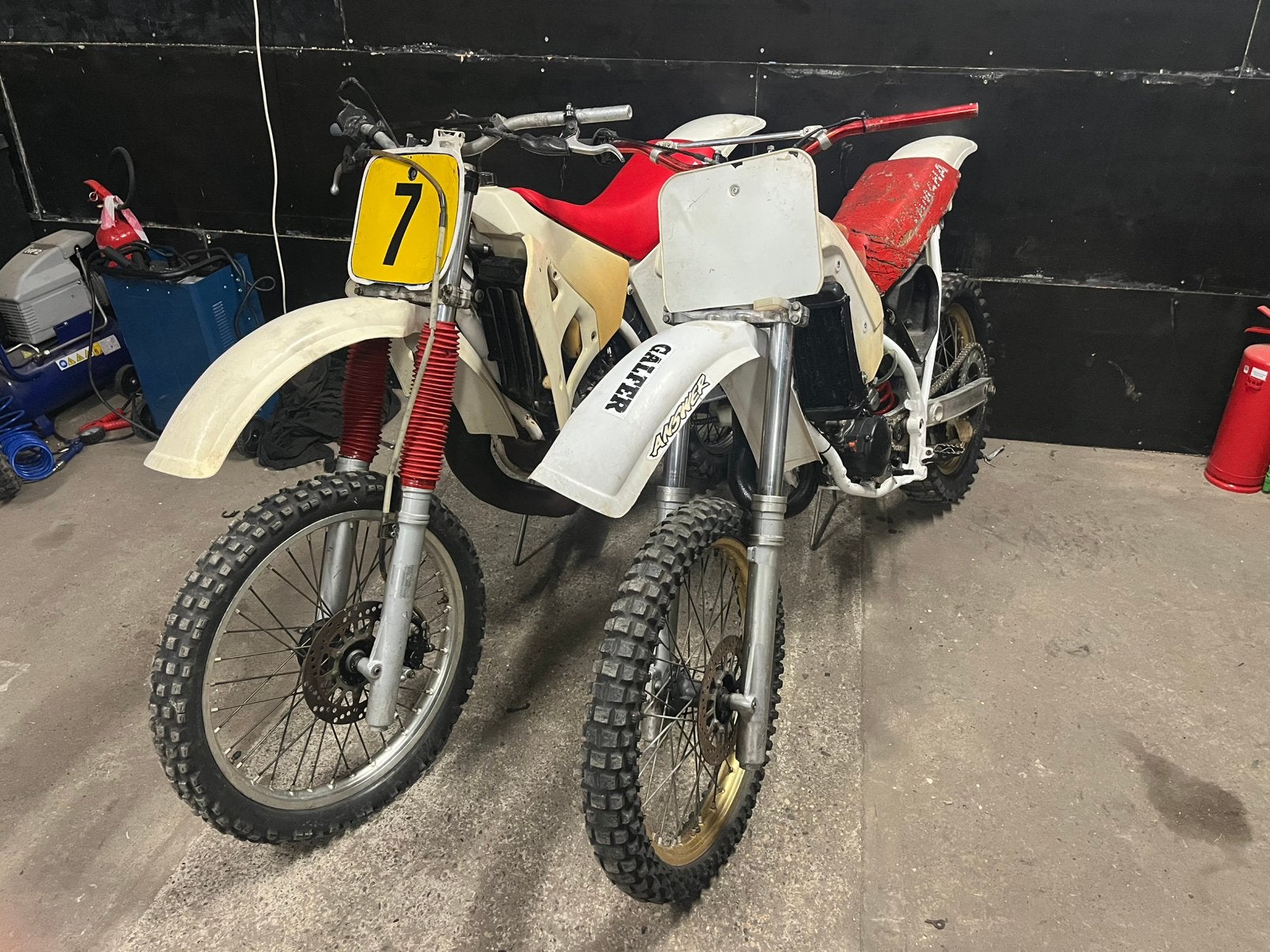 2x yamaha yz, 125 en 250, Motoren, Motoren | Yamaha, ., Bedrijf, Crossmotor, Yamaha