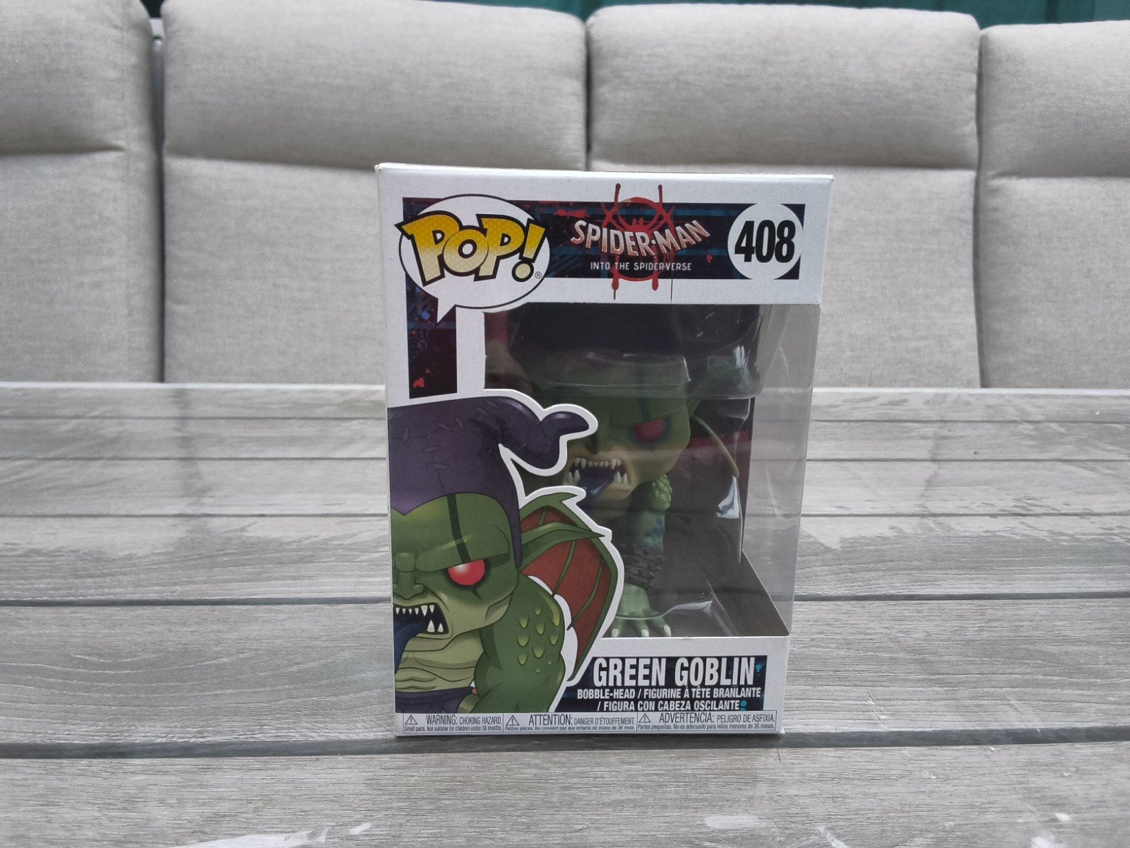spiderman into the spiderverse  - green goblin 408, Ophalen of Verzenden, Zo goed als nieuw