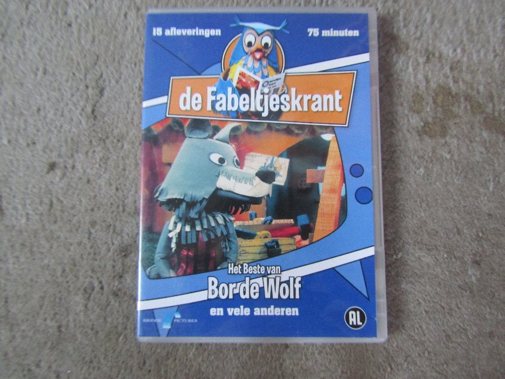 DVD: De fabeltjeskrant - Het beste van Bor de Wolf, Cd's en Dvd's, Gebruikt, Alle leeftijden, Poppen, Overige typen