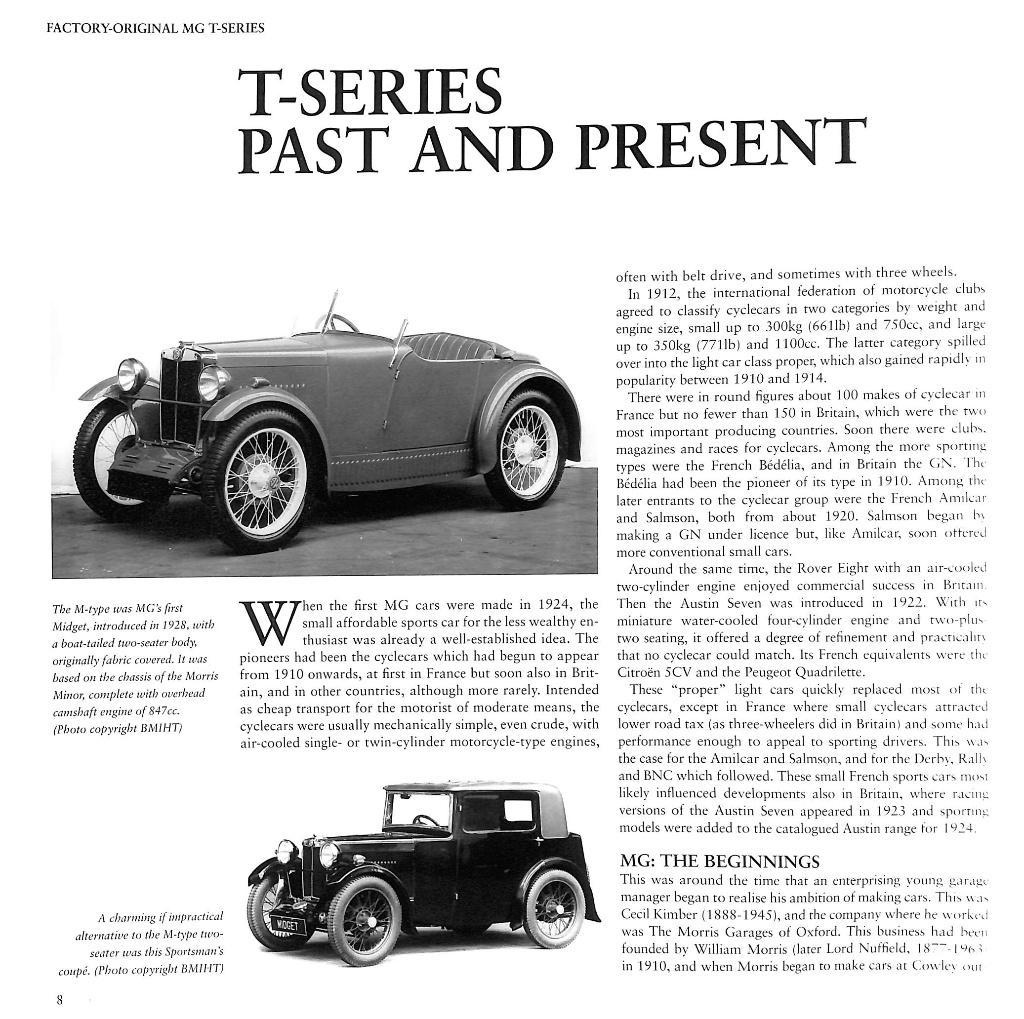 Factory-Original MG T-Series, Boeken, Anders Ditlev Clausager, Verzenden, Nieuw, Overige merken