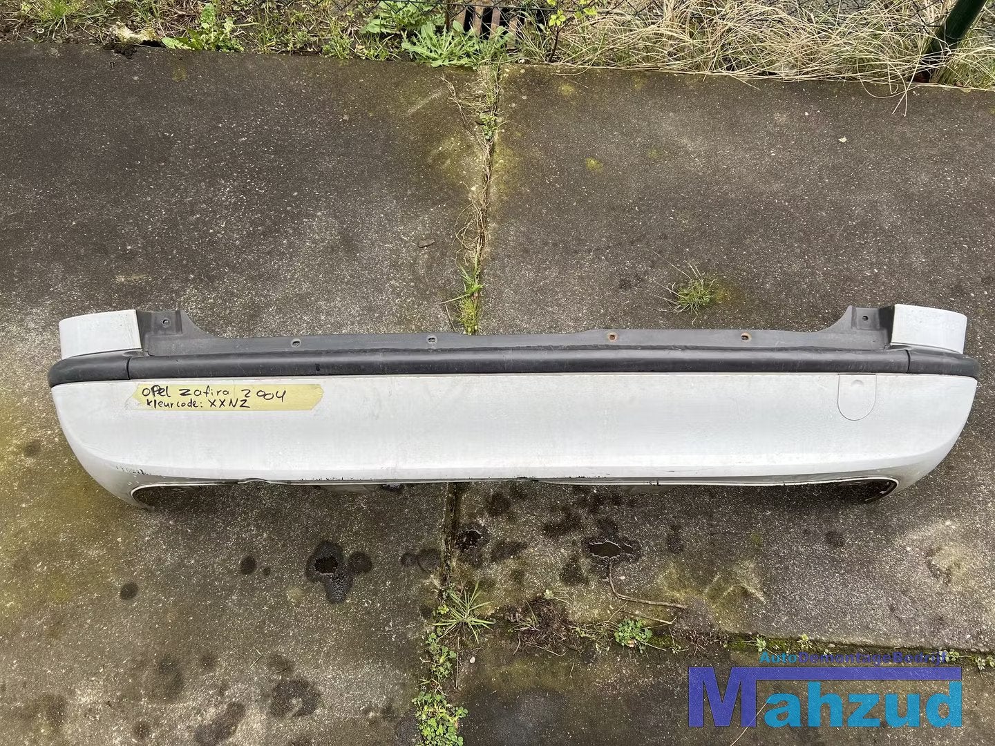 OPEL ZAFIRA A WIT achterbumper bumper achter 1998-2005, Gebruikt, Opel Automobile GmbH, Ophalen of Verzenden, Kontakt@opel-infoservice.de