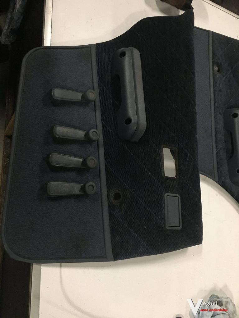 Opel Kadett E Sedan  1990 4 x Deurpanelen set met raamslinge, Auto-onderdelen, Interieur en Bekleding, Ophalen, Gebruikt, -, -
