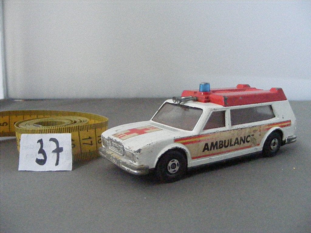 Ambulance,matchbox lesney speedkings k 49 1974 (37), Hobby en Vrije tijd, Verzenden, Zo goed als nieuw, Auto, Matchbox