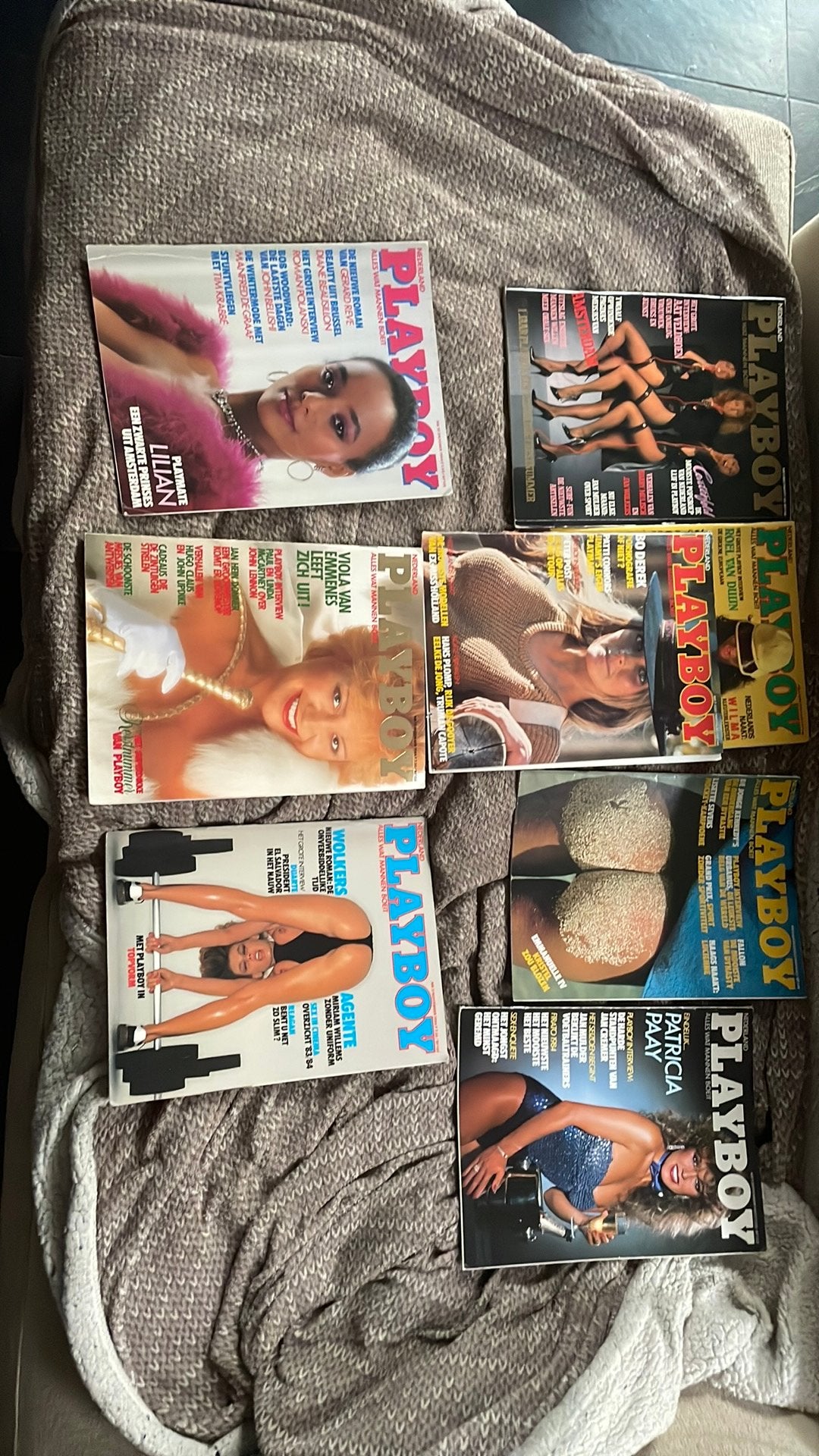 Vintage Nederlandse Playboy jaargang 1984 – 8 st, Ophalen of Verzenden, Zo goed als nieuw, Muziek, Film of Tv