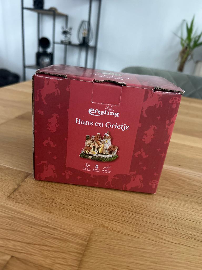 Efteling Hans en Grietje huisje - nieuw, Ophalen of Verzenden, Nieuw, Beeldje of Poppetje