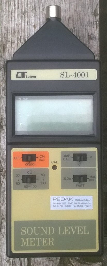 Sound Level Meter Lutron SL-4001, Gebruikt, Ophalen of Verzenden, Nb, Nb