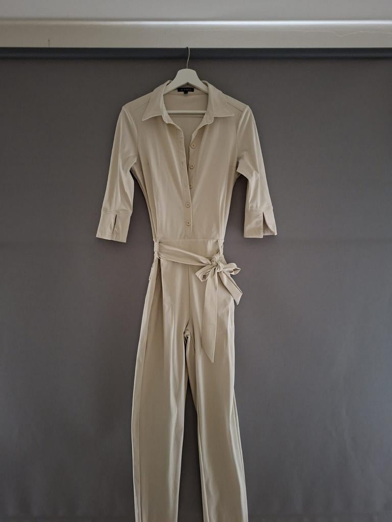 Jumpsuit Mi Piace maat S, Kleding | Dames, Mi Piace, Beige, Ophalen of Verzenden, Zo goed als nieuw