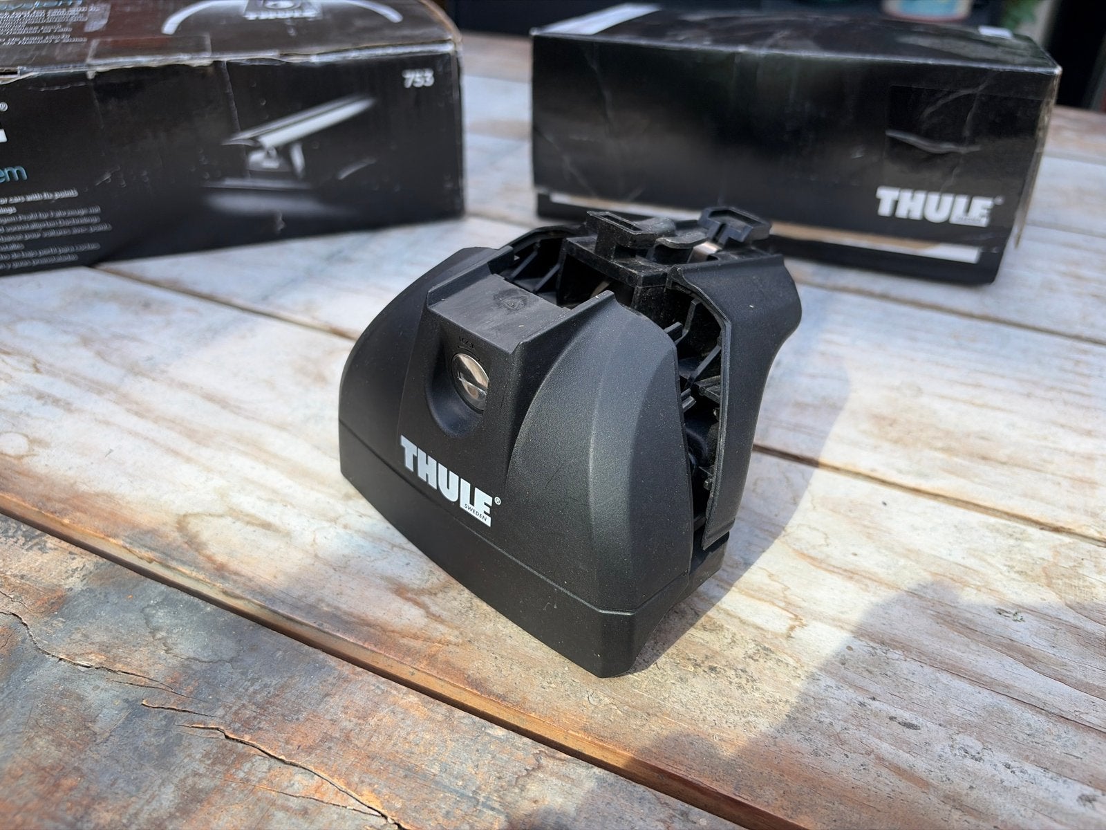 Thule Rapid System 753 dakdrager voetenset (Toyota Auris), Ophalen of Verzenden, Gebruikt