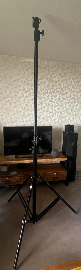 Manfrotto statief met bal hoofd en 4 k camera assist, Ophalen, Gebruikt, 175 cm of meer, Driepoot