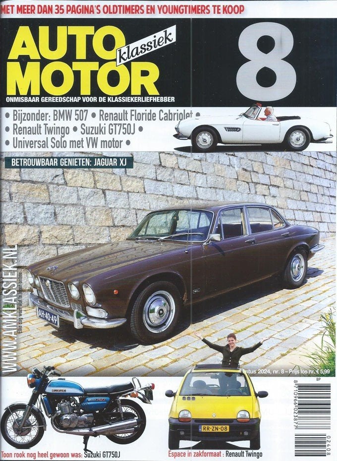 AMK 8 2024 : Jaguar XJ6 - Renault Floride Cabrio - BMW 507, Ophalen of Verzenden, Gelezen, Algemeen