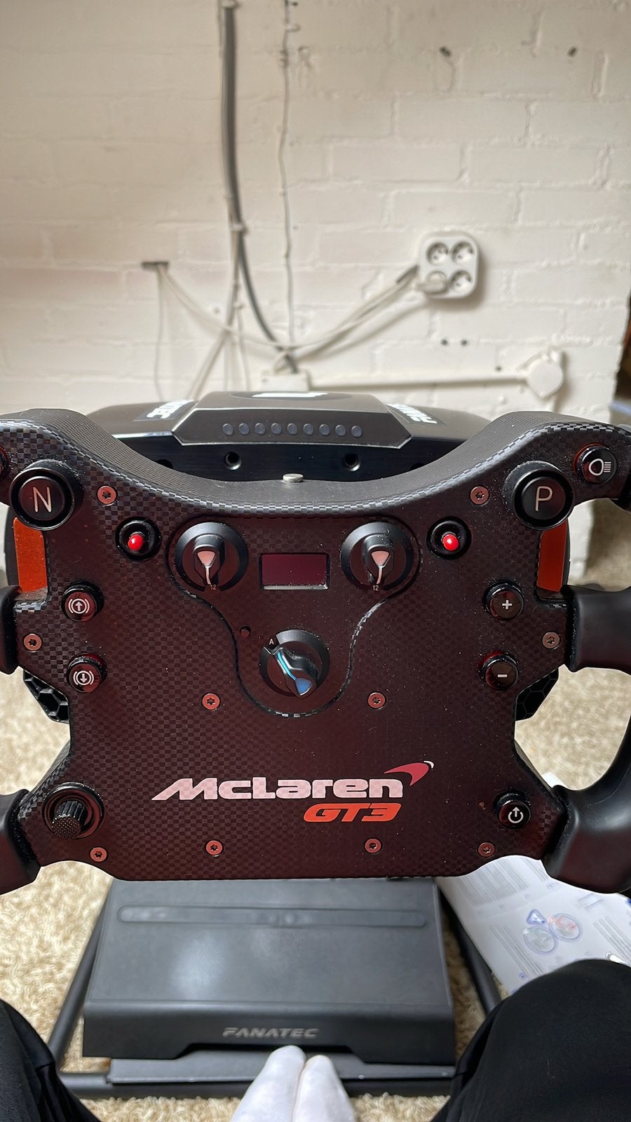 Mclaren GT3 v2 CSL Elite steering wheel, Ophalen, Racestuur, Zo goed als nieuw, PC