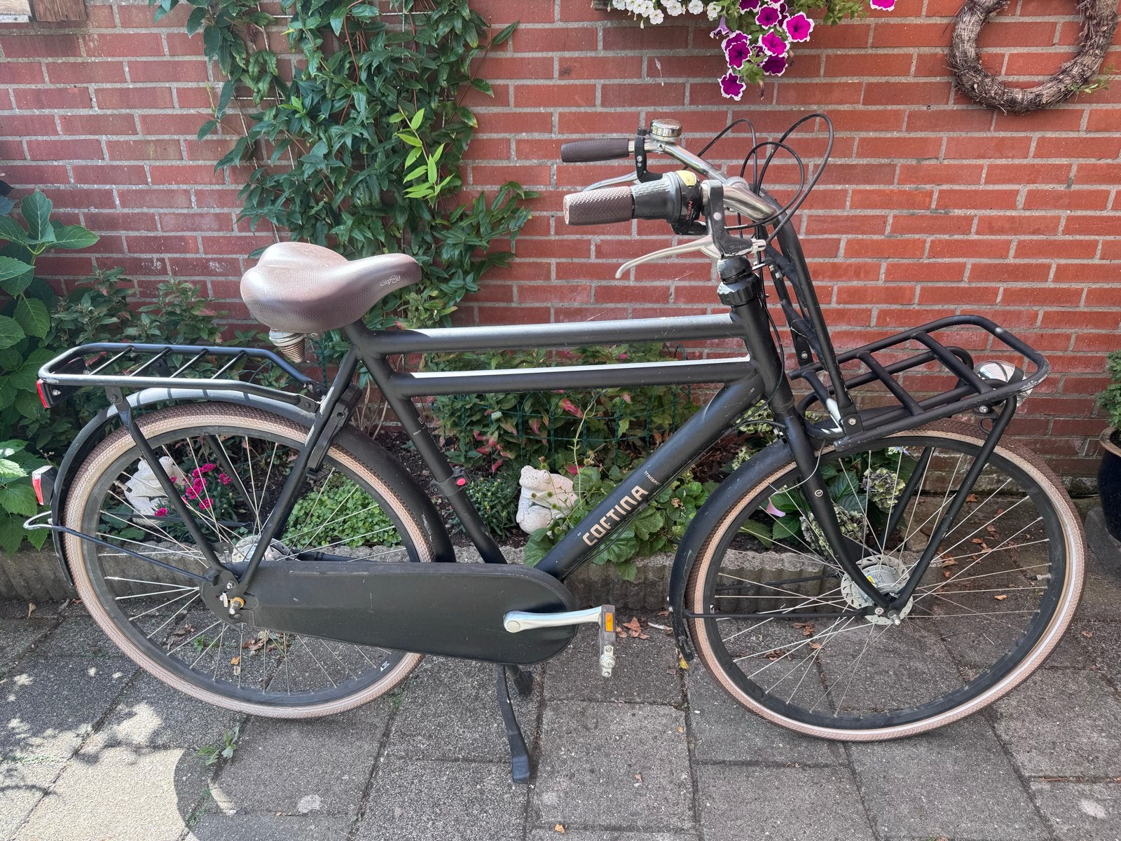 Cortina Transportfiets 28 inch, 56 cm frame, 7 versnellingen, Fietsen en Brommers, Fietsen | Dames | Damesfietsen, Gebruikt, Velgrem