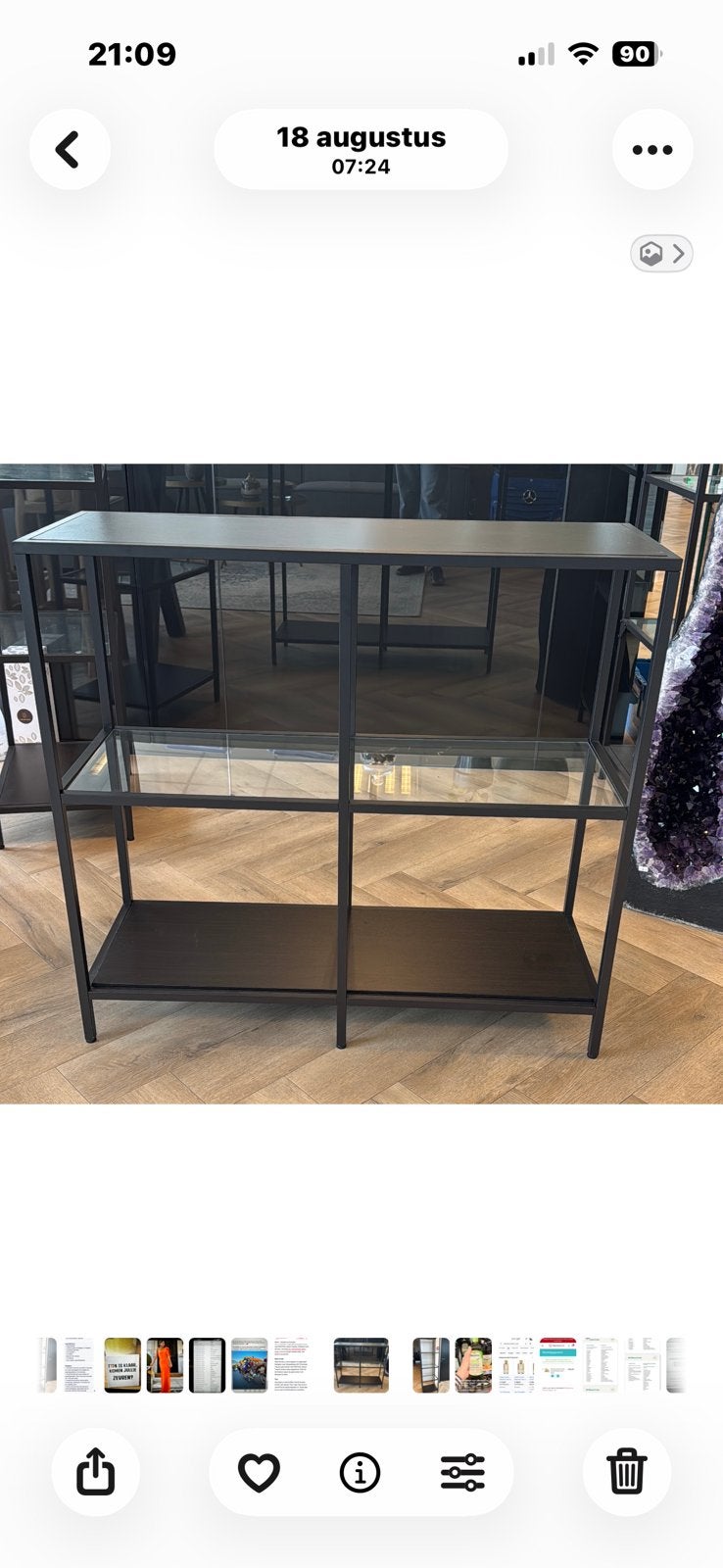 Ikea Vittsjo stellingkast, Ophalen, Zo goed als nieuw