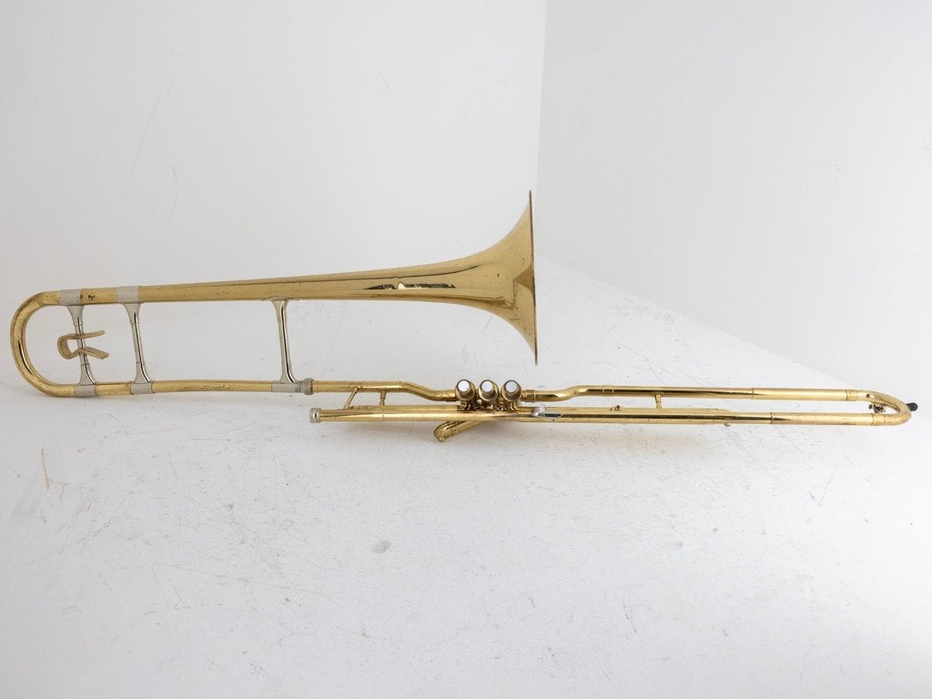 Gebruikte Ventiel Trombone Reynolds, Muziek en Instrumenten, Blaasinstrumenten | Trombones, Gebruikt, -, Overige typen, Ophalen of Verzenden