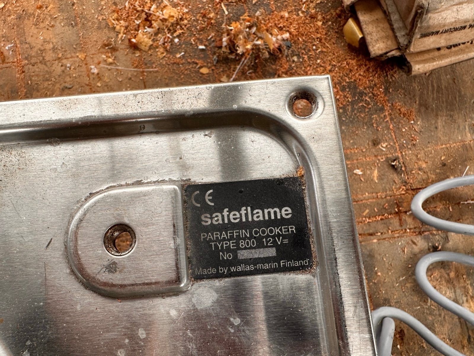 Wallas Safeflame Paraffine/Diesel Kookplaat voor Boot, Ophalen of Verzenden, Gebruikt, Kombuis en Sanitair, Zeilboot of Motorboot