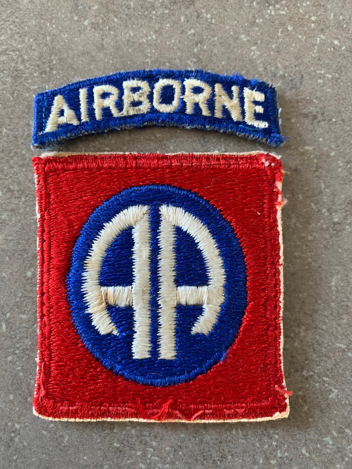 US WW2 82nd airborne patch paratrooper, Ophalen of Verzenden, Amerika, Embleem of Badge