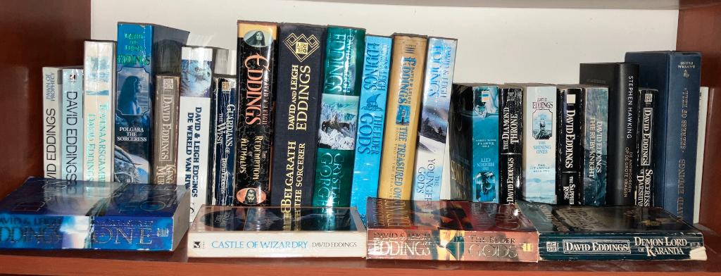 Boeken van David Eddings, Boeken, Fantasy, Gelezen, Ophalen of Verzenden