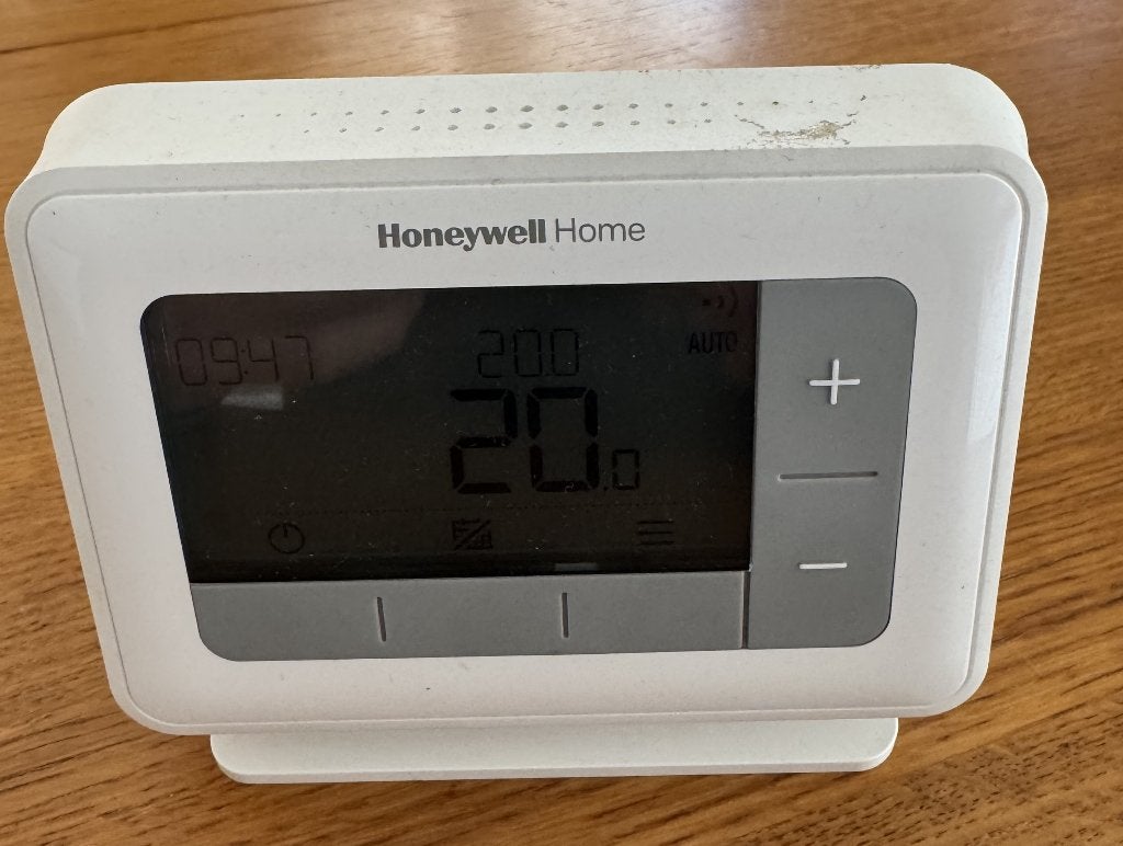 Honeywell Home Thermostaat T4R;, Doe-het-zelf en Verbouw, Ophalen of Verzenden, Slimme thermostaat, Zo goed als nieuw