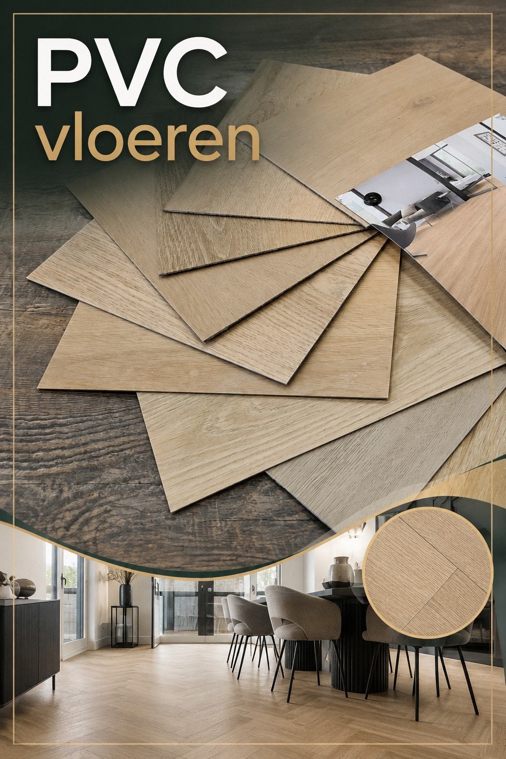 PVC-VLOER Belakos Palazzo Borgo Attico PVC vloeren, Kunststof, 50 tot 150 cm, Overige typen, Nieuw