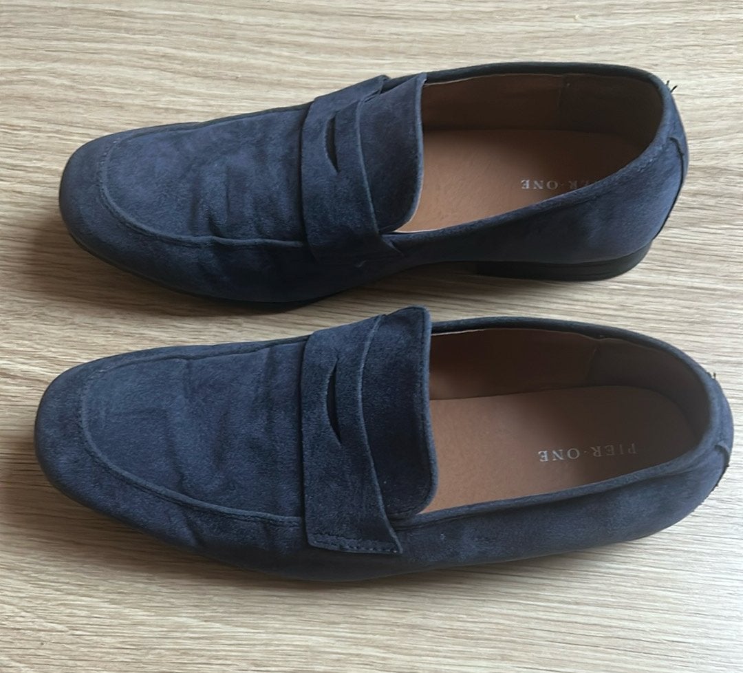 PIER ONE  mocassin/loafers/instapschoenen heren blauw, Kleding | Heren, Schoenen, Ophalen of Verzenden, Zo goed als nieuw, Blauw