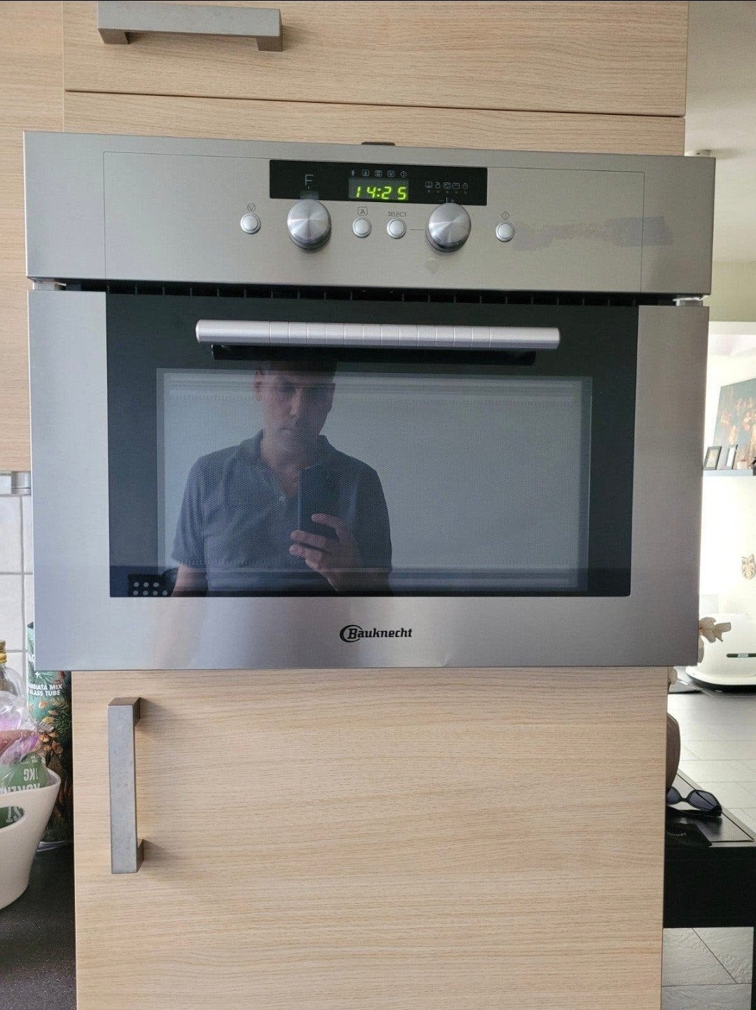Bauknecht combi-oven, Witgoed en Apparatuur, Ovens, Ophalen, 45 tot 50 cm, Bauknecht, Gebruikt