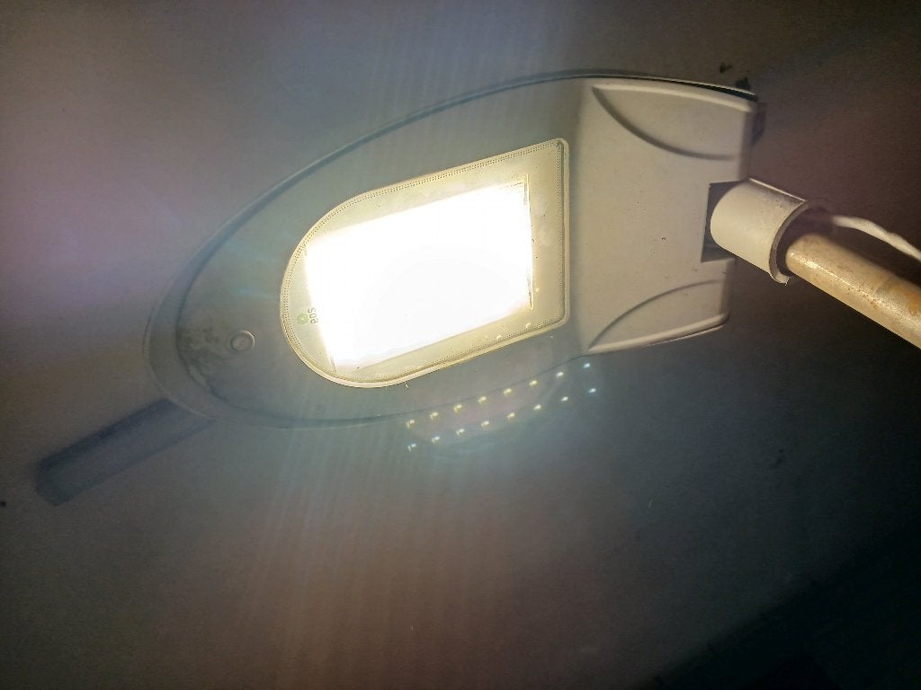 Led straatlamp EOS, Tuin en Terras, Buitenverlichting, Ophalen, Gebruikt, Minder dan 50 watt, Wandlamp