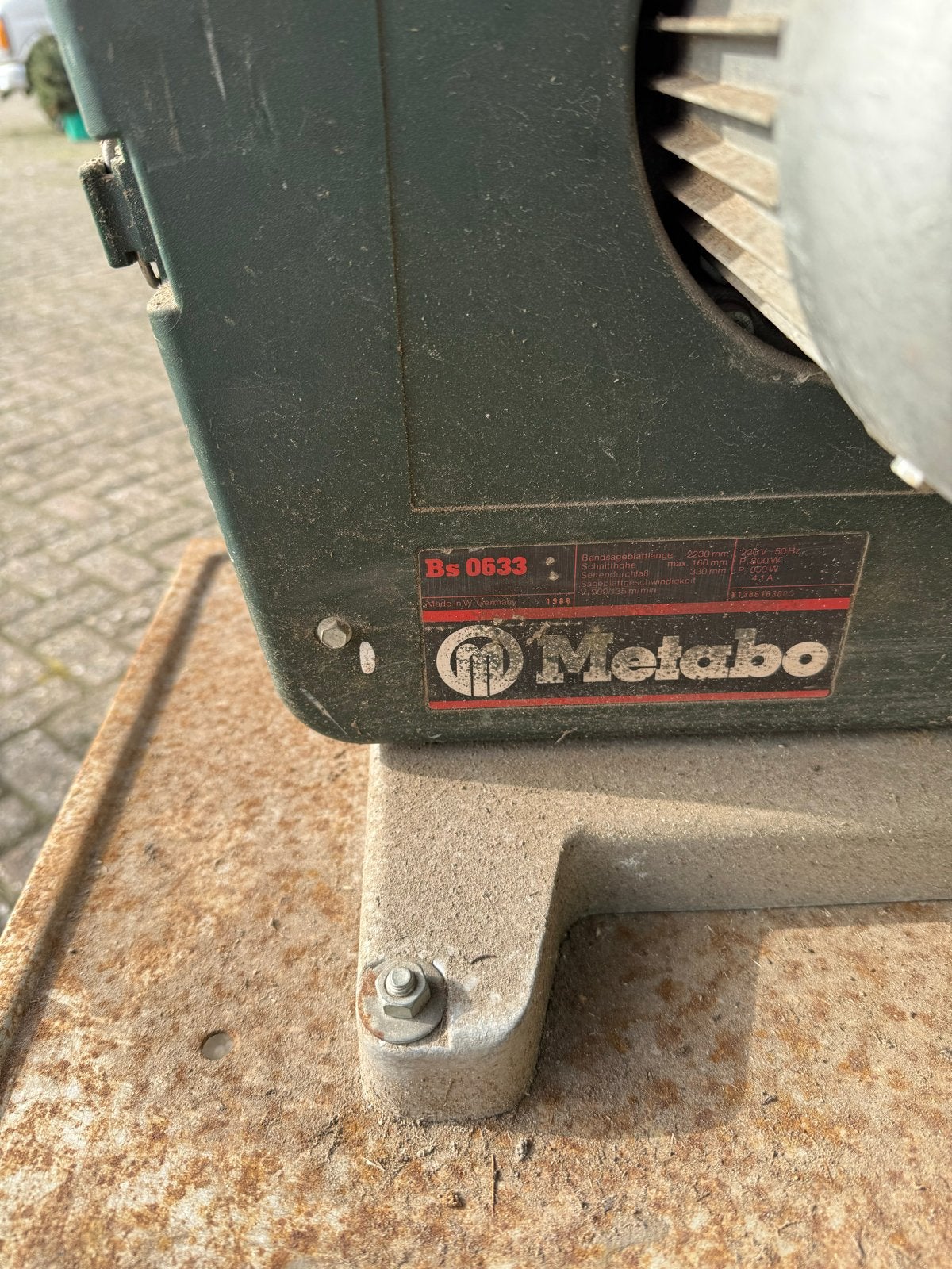 Metabo lintzaag 220V - Robuuste bandzaag voor houtbewerking, Doe-het-zelf en Verbouw, Gereedschap | Freesmachines, O, O, Ophalen of Verzenden