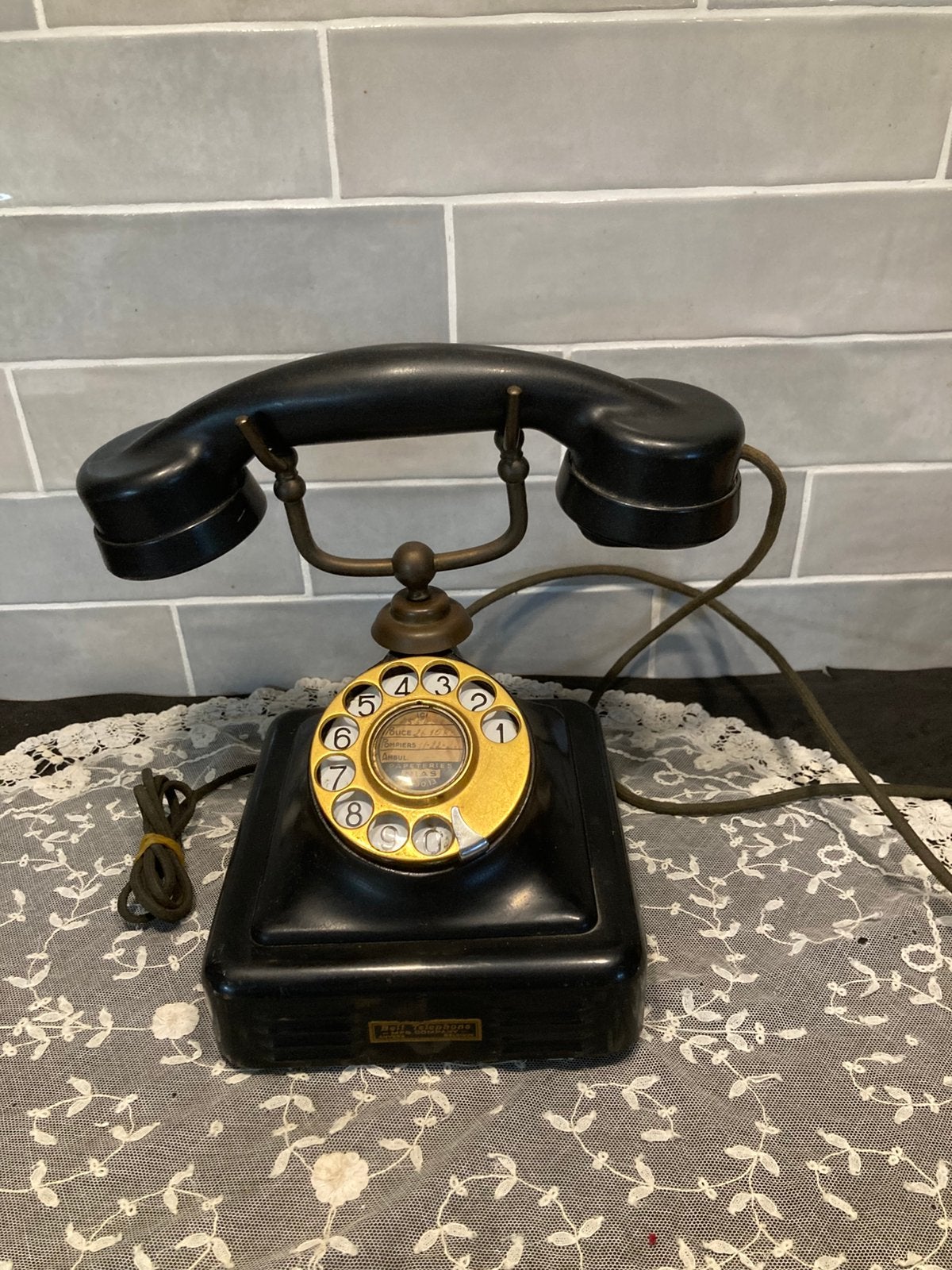 Antieke Telefoon Bell Telephone BRB 2712 (090625), Telecommunicatie, Vaste telefoons | Niet Draadloos, Ophalen of Verzenden, Gebruikt