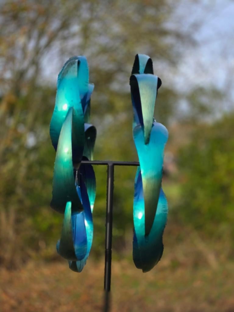 WINDMOLEN /FLOWER / windspinner / 215 cm hoog, Tuin en Terras, Windwijzers en Windmolens, Nieuw, Info@huisentuindecoratiemarie.nl