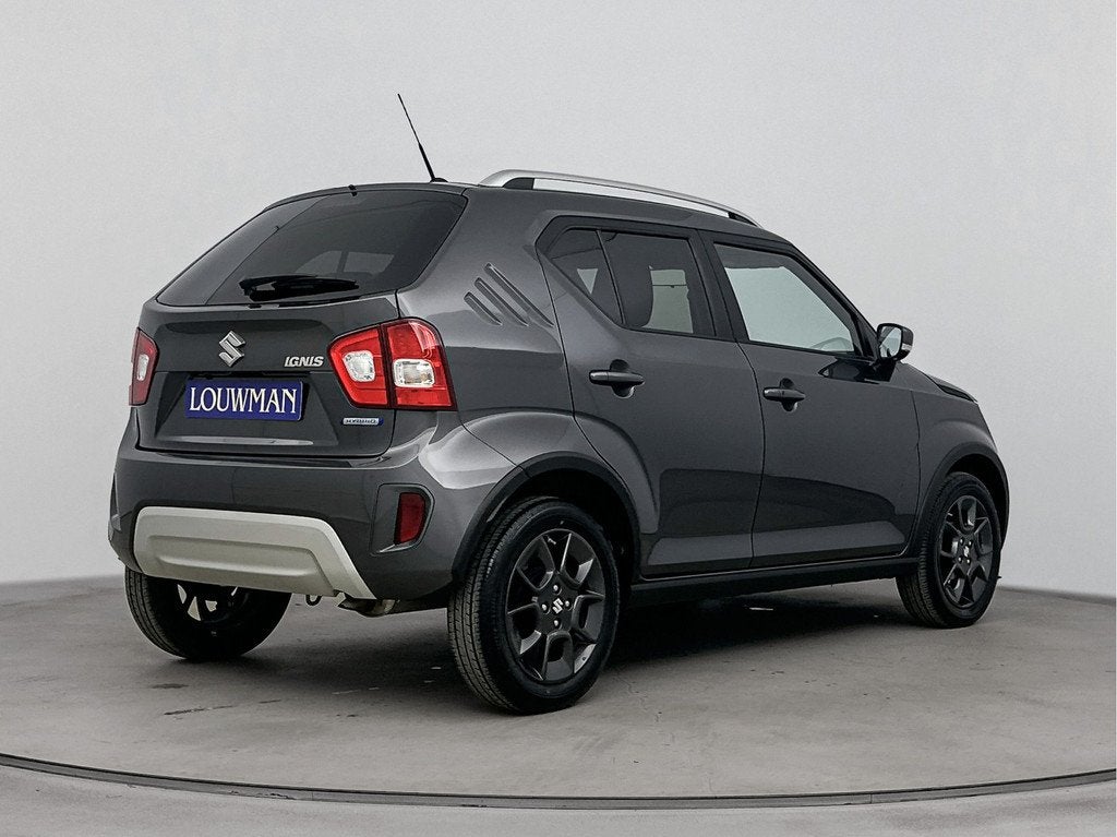 Suzuki Ignis 1.2 Smart Hybrid Style Automaat | Navigatie | L, Stof, Gebruikt, Zwart, 4 cilinders