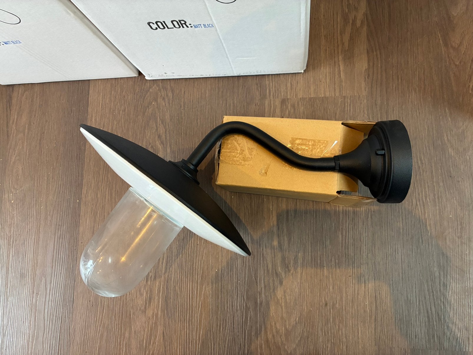 Buitenlampen, stallampen 3stuks nieuw in doos, Overige materialen, Minder dan 50 watt, Wandlamp, Ophalen of Verzenden