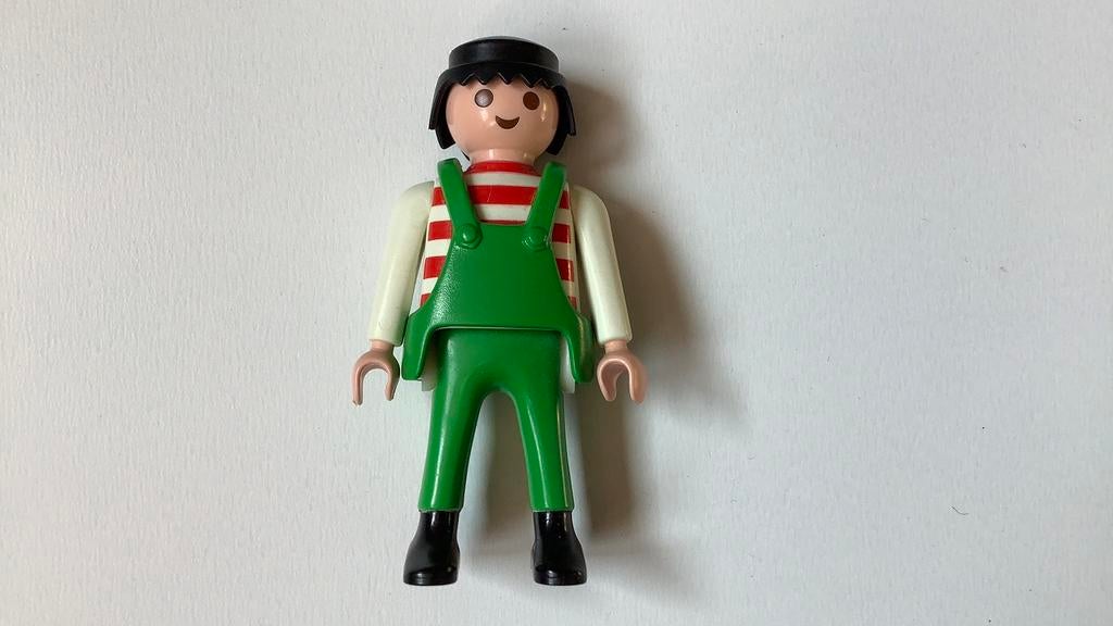 Playmobil man boer uit set 3073 tuinbroek vintage tractor, Ophalen, Zo goed als nieuw